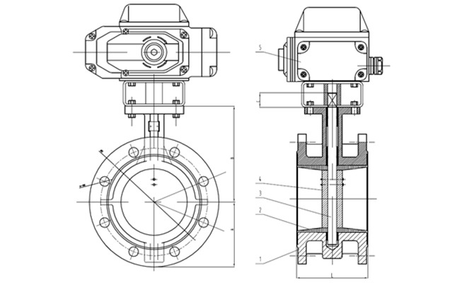 D941X法蘭電動蝶閥